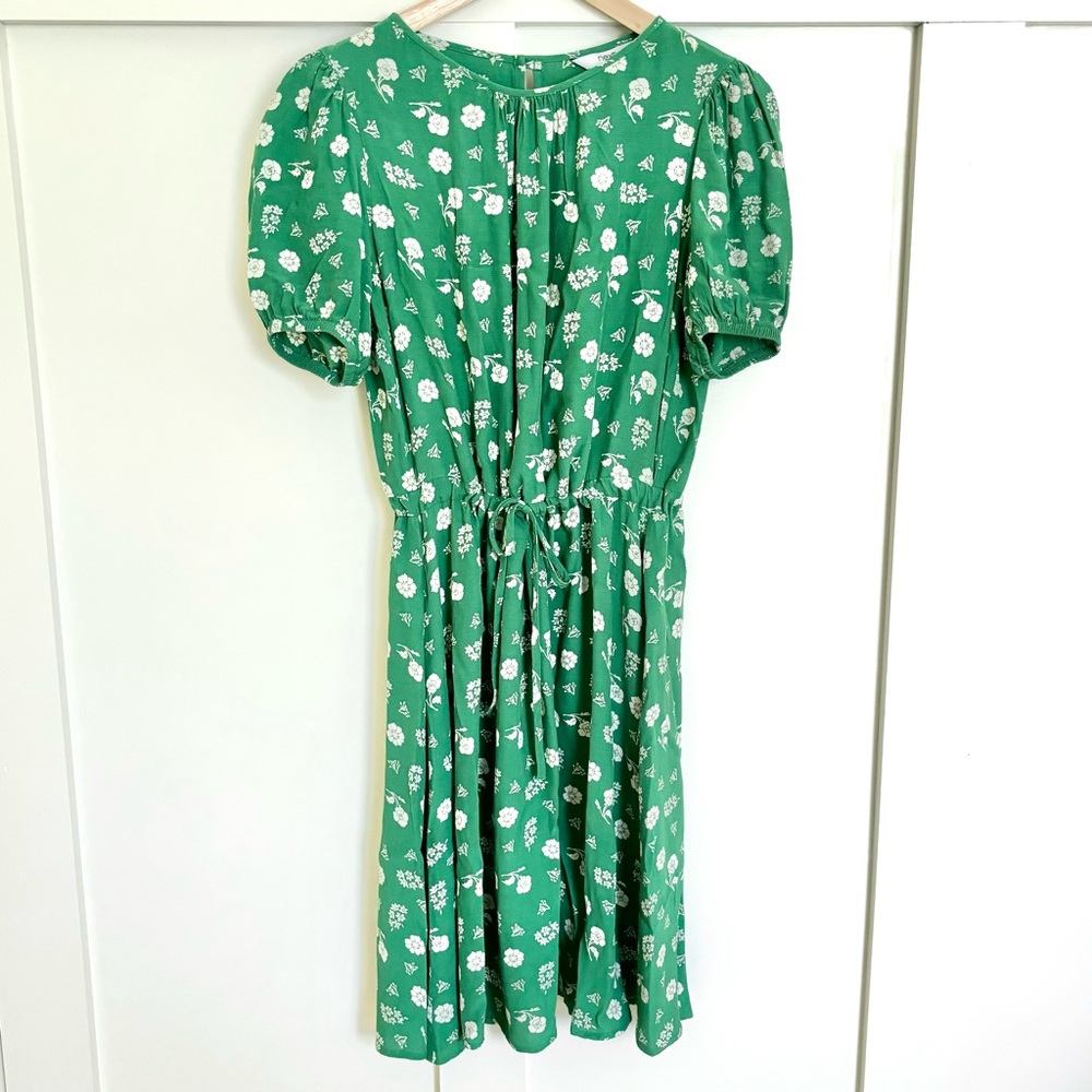 Next Green Floral Midi Dress